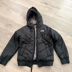 Reversible North Face Black Quilted Jacket